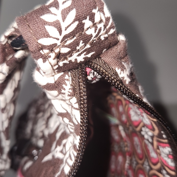 Vera Bradley Brown and White Quilted Bag - Picture 9 of 16